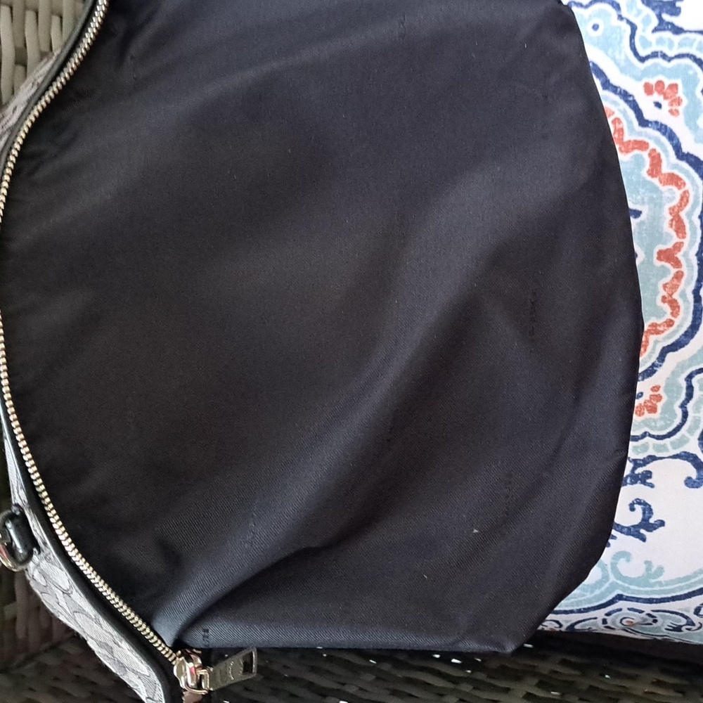 COACH Prairie 36311 Black& Gray "C" Signature, Silver Hardware EC - Picture 11 of 12